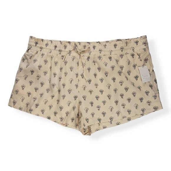 A new day Pull On Linen Blend Shorts  3X - Picture 1 of 4